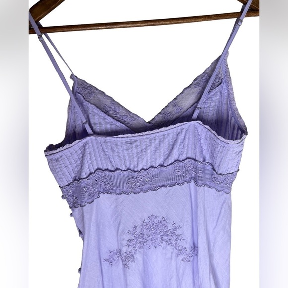 NWOT Free People Intimately Going Steady Lilac Beaded Slip Dress - Picture 8 of 14